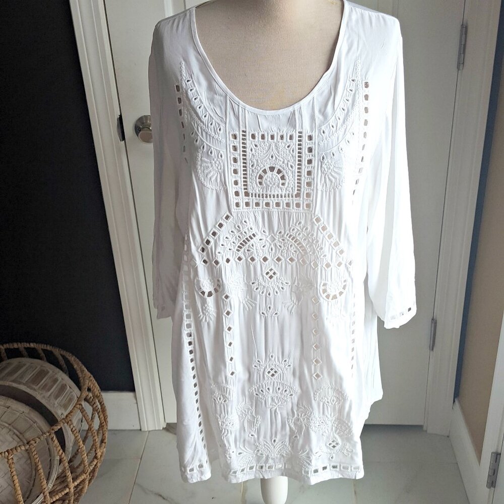 BOHO SWIM SUIT COVERUP SOLITAIRE